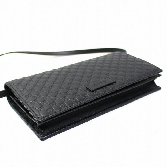 Gucci Microguccissima Leather Shoulder Bag in Black New with dustbag - Picture 3 of 12